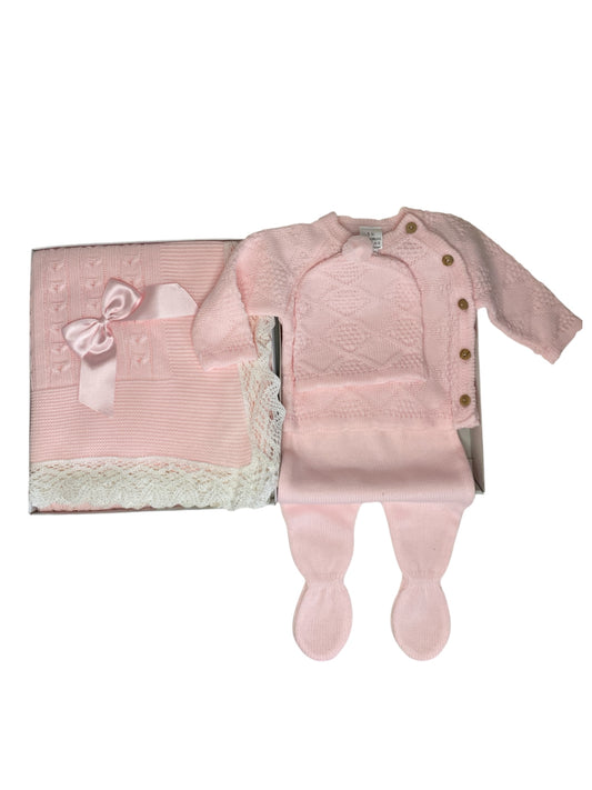 Conjunto primera puesta para invierno. Talla única. Bebé niña