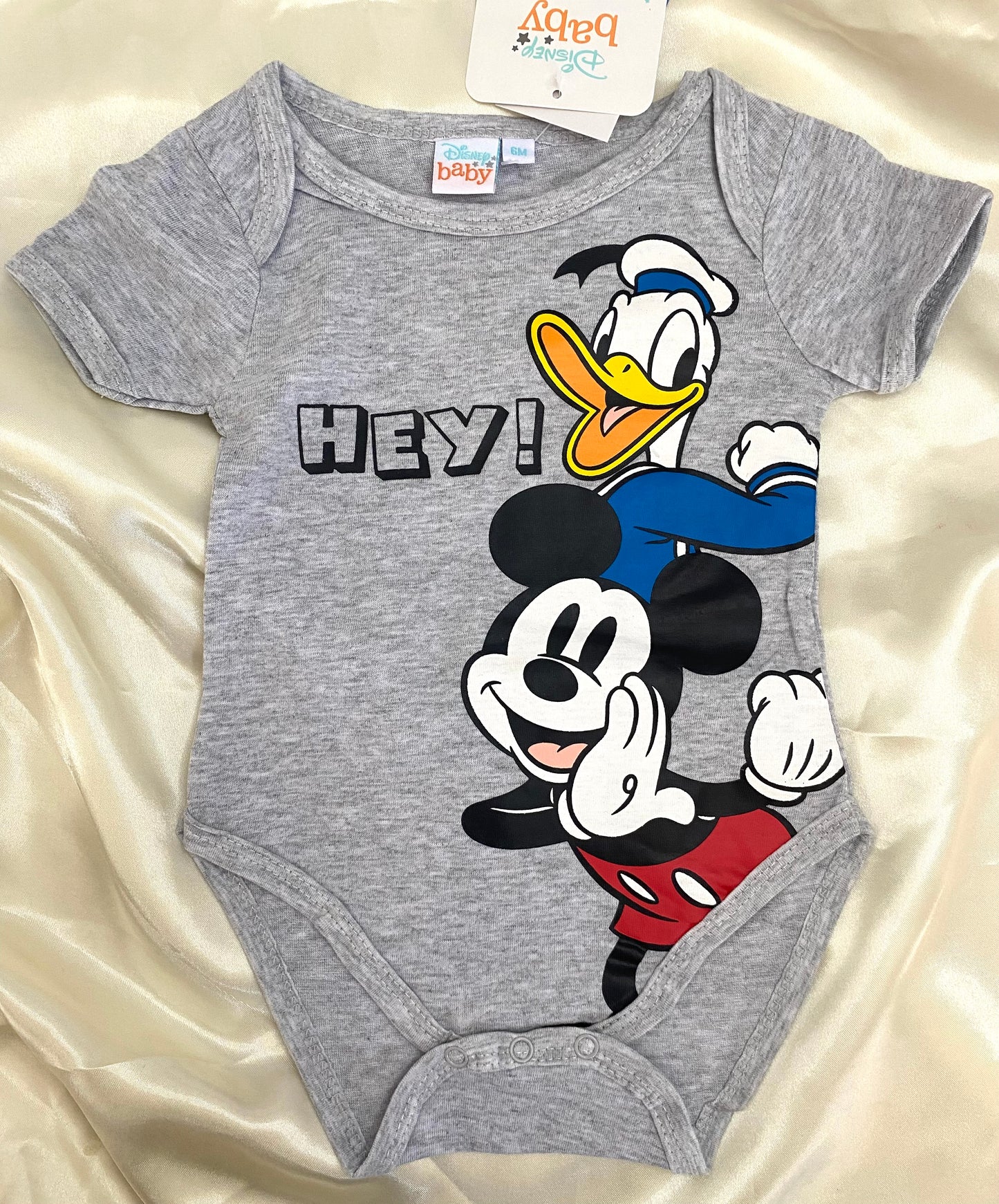 CONJUNTO DE DOS PIEZAS BODYS MICKY Y DONALD