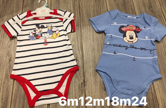 CONJUNTO DE DOS PIEZAS BODYS MICKY