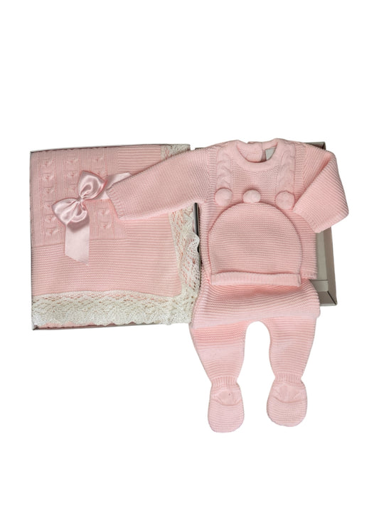 Conjunto primera puesta para invierno. Talla única. Bebé niña