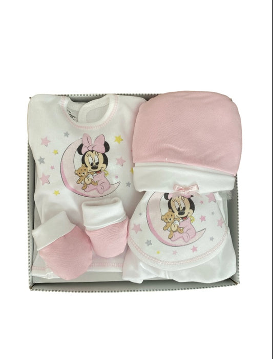 CONJUNTO REGALO DE RATÓN MICKEY Y MINNIE MODELO CON LUNA