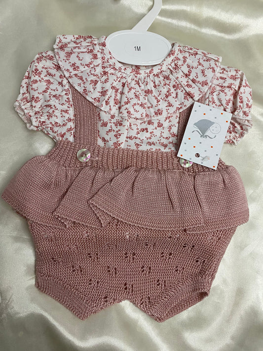 CONJUNTO DE CAMISA Y RANITA  BEBÉ