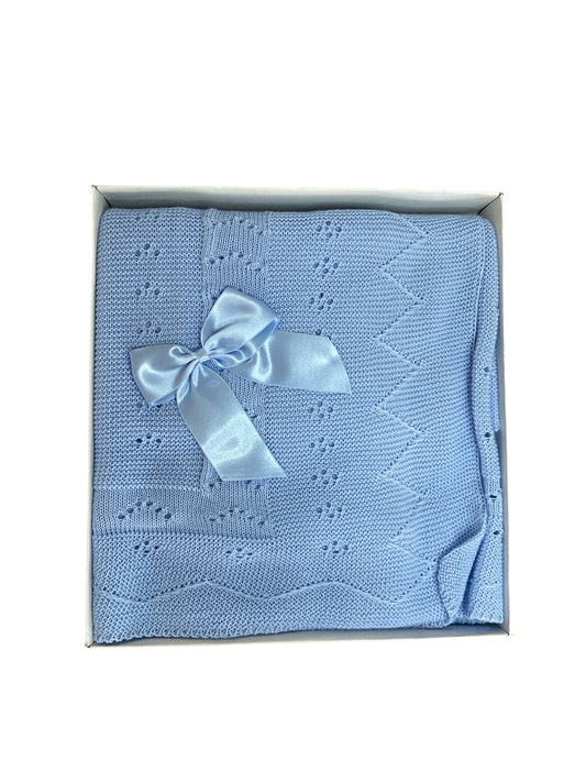 Toquilla de hilo para Verano. Azul